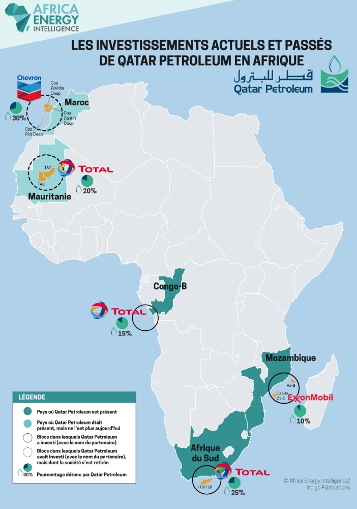 La société d'Etat qatarie Qatar Petroleum multiplie les prises de participation.