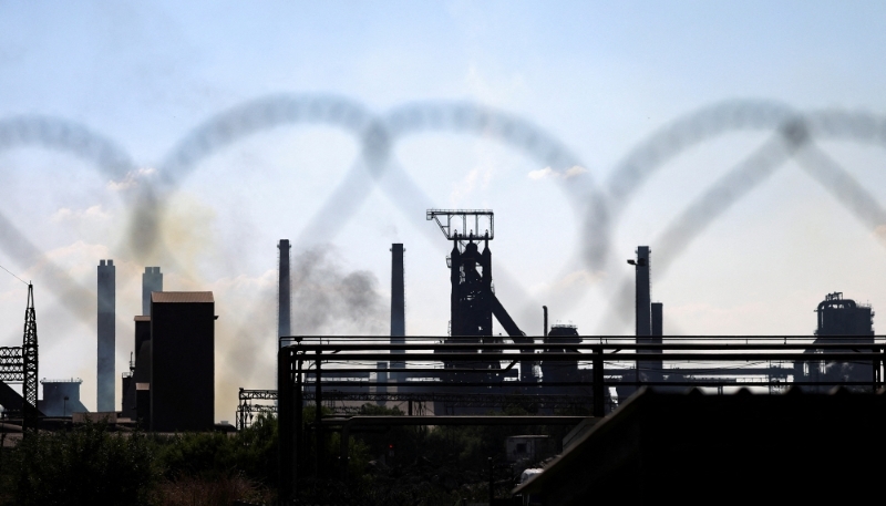 Un site d'ArcelorMittal à Johannesbourg, en Afrique du Sud, le 12 mai 2022.