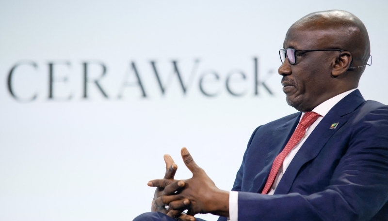 Le PDG de la Nigerian National Petroleum Corp, Mele Kyari, au sommet CERAWeek à Houston, aux États-Unis, le 19 mars 2024.