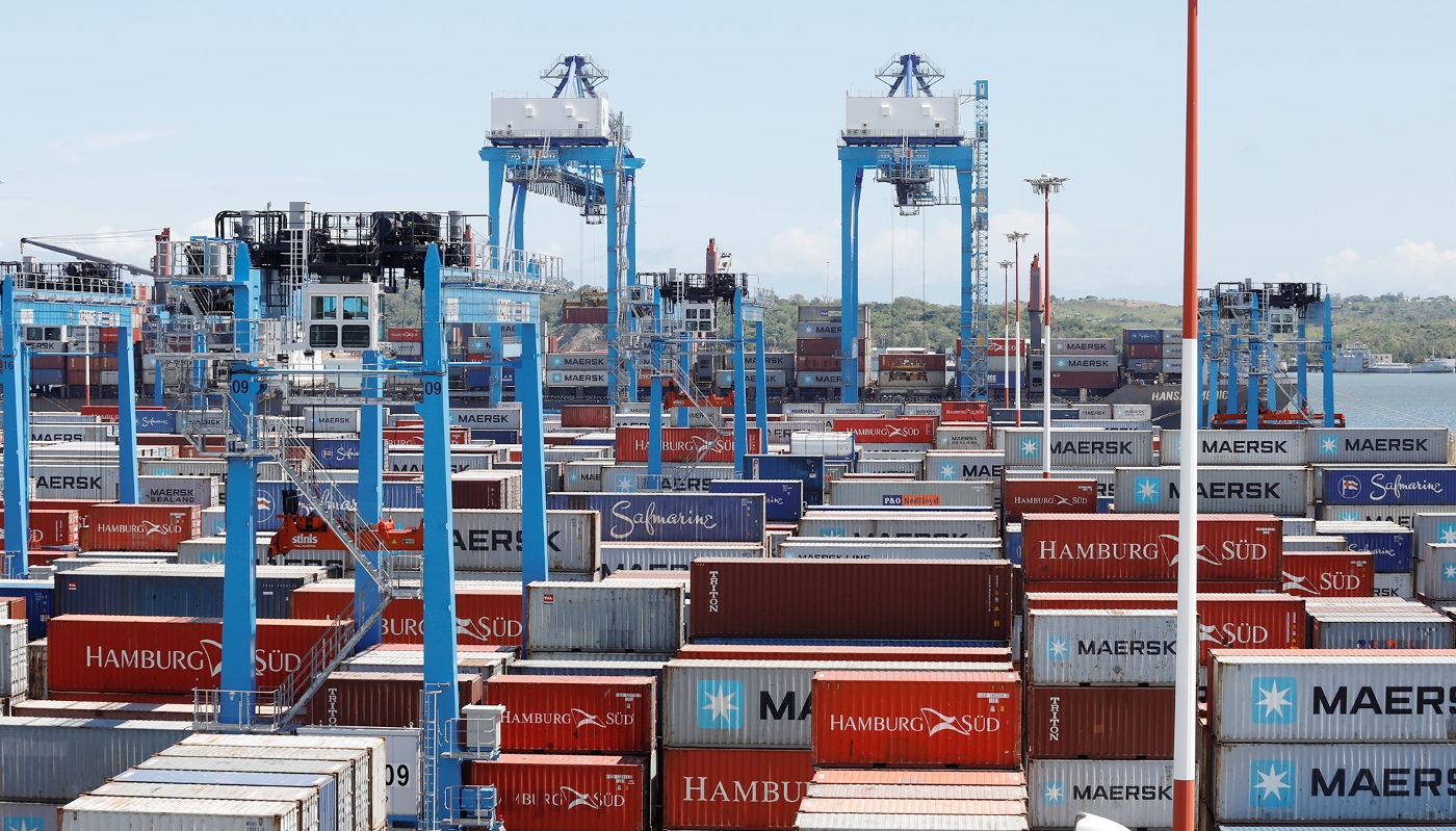 Le port de Mombasa, le 23 octobre 2019.