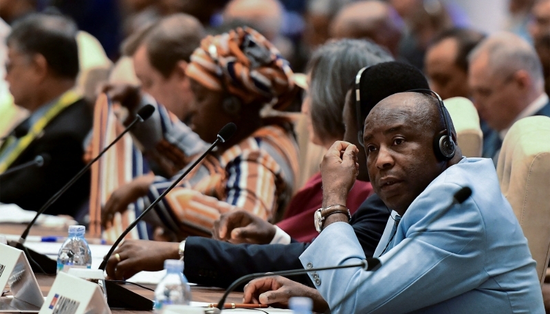 Le président burundais Évariste Ndayishimiye, à Kampala (Ouganda), le 19 janvier 2024.