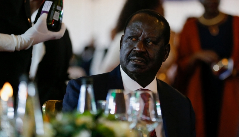 Raila Odinga à Nairobi, le 31 octobre 2023. 