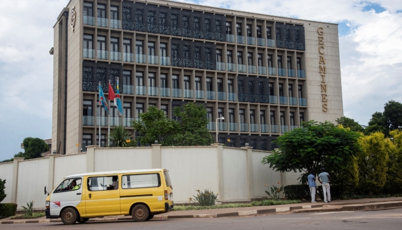 Le siège de la Gécamines, à Lubumbashi, RDC, le 16 janvier 2021.