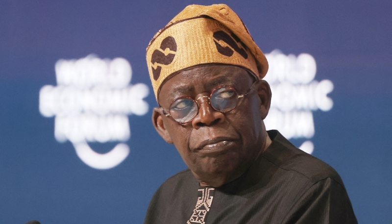 Le président nigérian Ahmed Bola Tinubu à la réunion spéciale du Forum économique mondial, à Riyad, le 28 avril 2024.