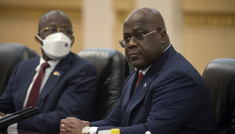 Le président de la RDC, Félix Tshisekedi, à Pékin, en Chine, le 26 mai 2023.