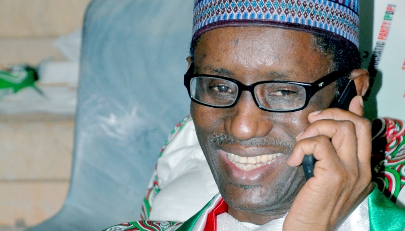 Nuhu Ribadu lors de la primaire présidentielle à Abuja, le 10 décembre 2014.