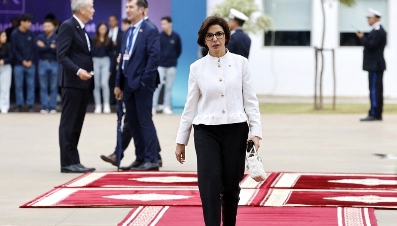 La ministre française de la culture, Rachida Dati, à Rabat, le 29 octobre 2024.