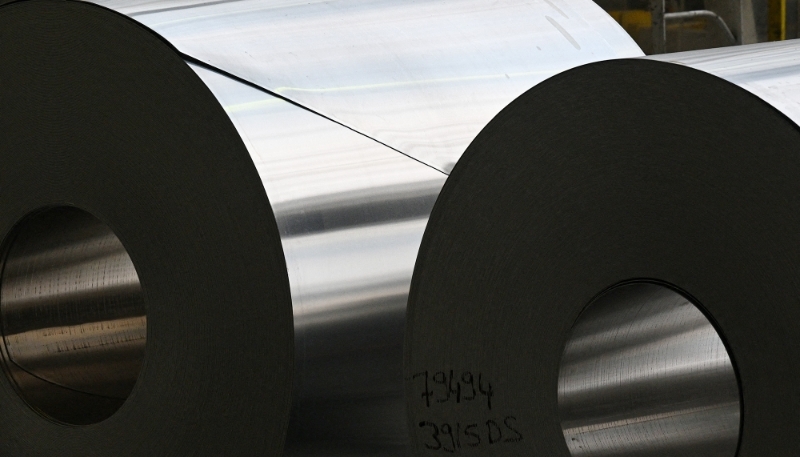 Des rouleaux de feuille d'aluminium, le 5 décembre 2022.