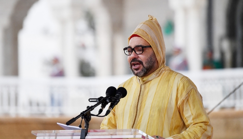 Le roi Mohammed VI à Rabat, le 30 mars 2019.