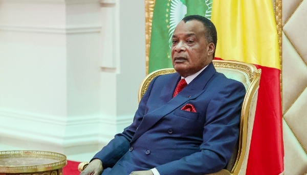 Denis Sassou-Nguesso à Oyo, le 25 juillet 2022.