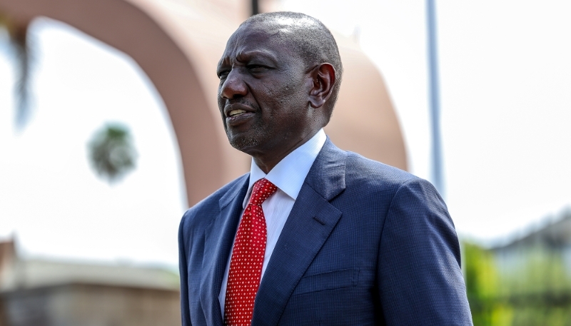 Le président kényan, William Ruto, à Nairobi, le 21 novembre 2024.