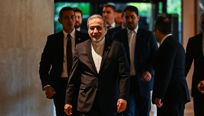 Le ministre iranien des affaires étrangères Abbas Arghachi, en visite au Caire pour rencontrer son homologue égyptien, le 2 juin 2025.