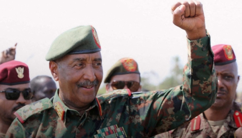 Le général Abdel Fattah al-Burhan à Khartoum, le 26 mars 2025.