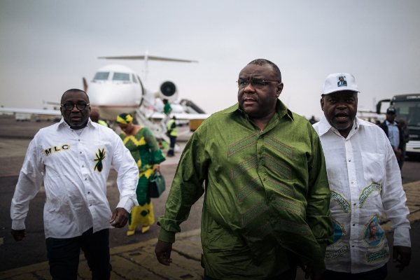 Le ministre congolais de la défense Jean-Pierre Bemba, à Kinshasa, en juin 2019. 