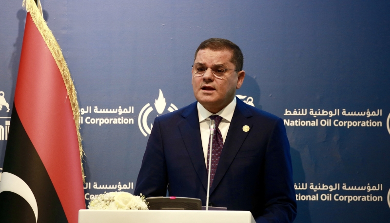 
Le premier ministre libyen Abdelhamid Dabaiba, à Tripoli, le 28 janvier 2023. 