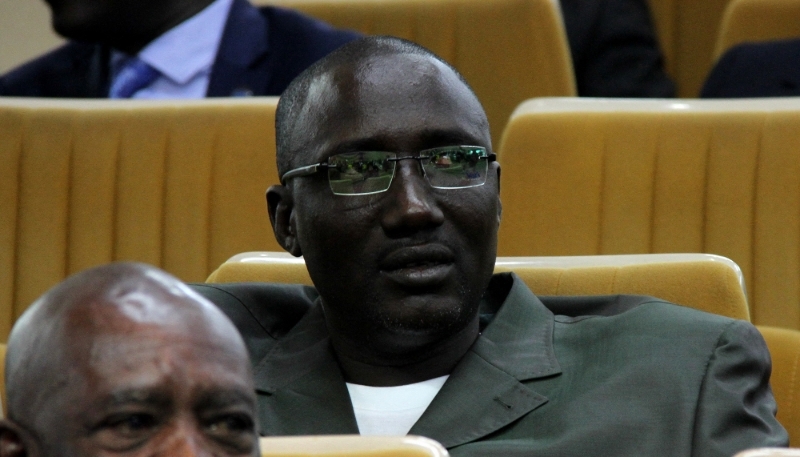 Le chef de l'Unité pour la paix en Centrafrique, Ali Darass, à Bangui, en février 2020.