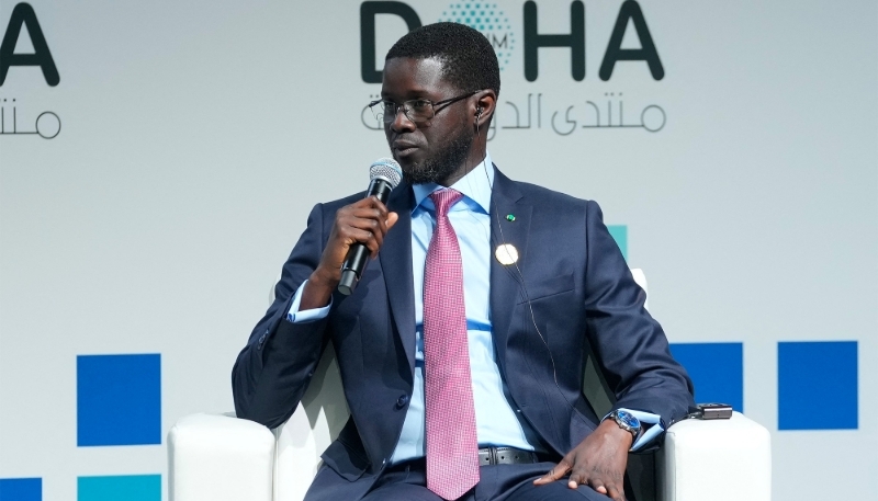 Le président sénégalais, Bassirou Diomaye Faye, à Doha, au Qatar, le 8 décembre 2024.