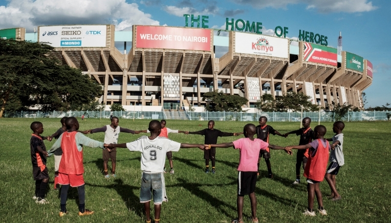 Le Kasarani Stadium de Nairobi, le 12 mai 2018.