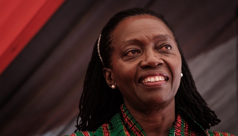 La patronne du parti NARC-Kenya, Martha Karua, in Nairobi on 28 March 2023. 