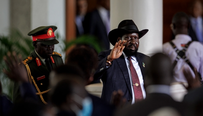 Le président sud-soudanais, Salva Kiir, à Nairobi, le 9 mai 2024. 