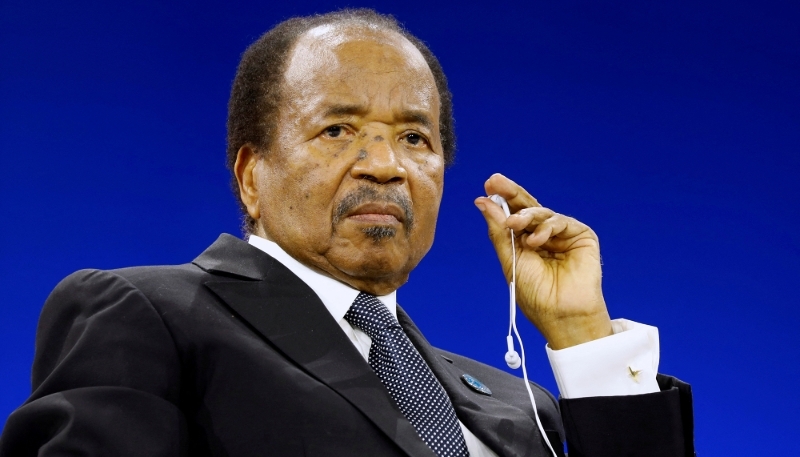 Le président camerounais Paul Biya à Paris, le 12 novembre 2019.