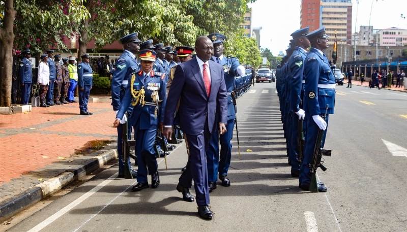 Le président kényan, William Ruto, à Nairobi, le 21 novembre 2024.