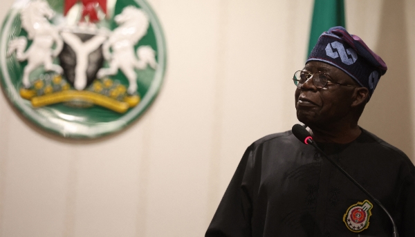 Le président du Nigeria, Bola Ahmed Tinubu, à Abuja, le 29 octobre 2023. 