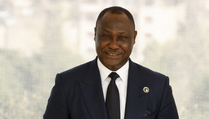 Samaila Zubairu, PDG d'Africa Finance Corp, à Rome, le 20 juin 2025.