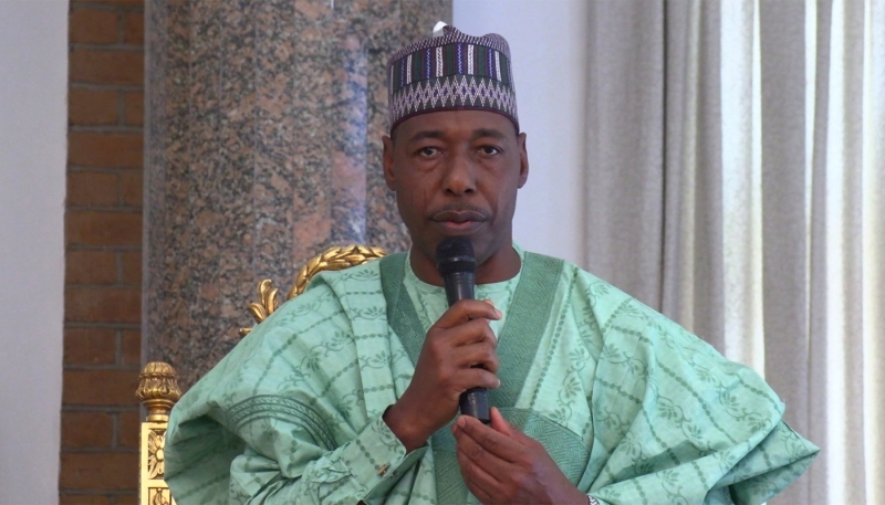 Le gouverneur de l'État de Borno, Babagana Umara Zulum, à Maiduguri, en février 2020. 