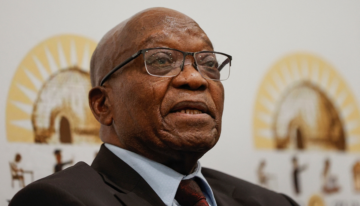 L'ancien président sud-africain Jacob Zuma, à Johannesburg, en octobre 2022.