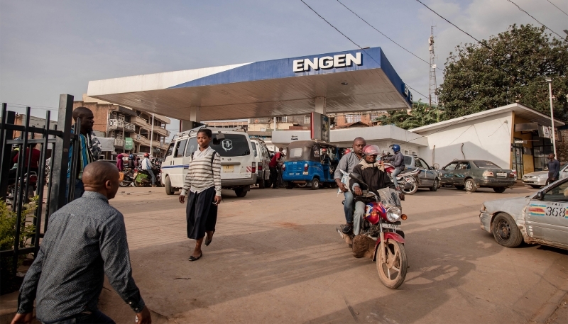 Une station-service à Bukavu, en RDC.