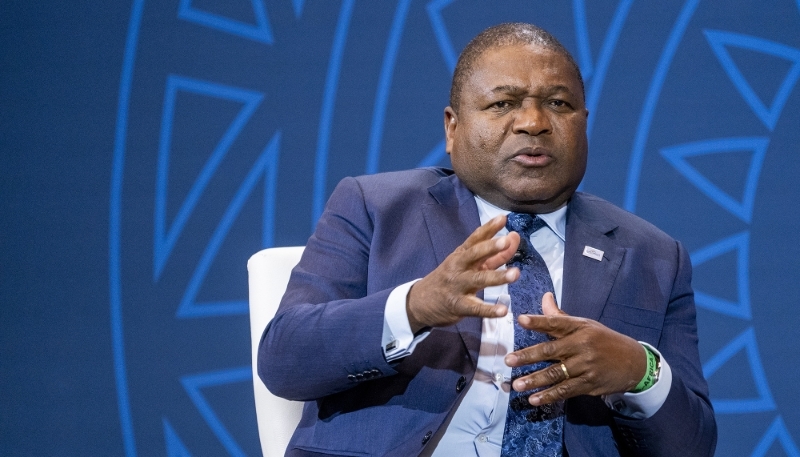 Le président du Mozambique, Filipe Nyusi, à Washington DC, le 13 décembre 2022.