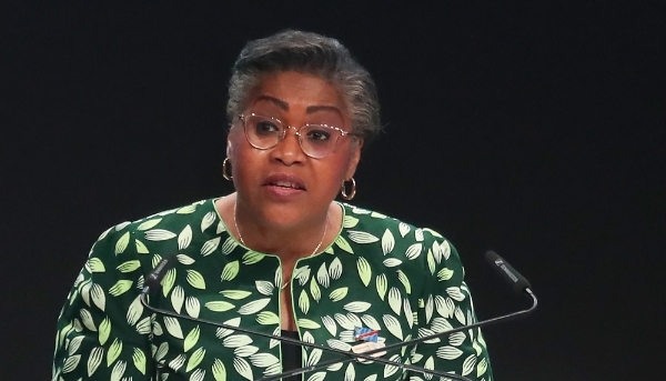 La première ministre congolaise, Judith Simunwa Tuluka, le 13 novembre 2024, à Bakou (Azerbaïdjan).