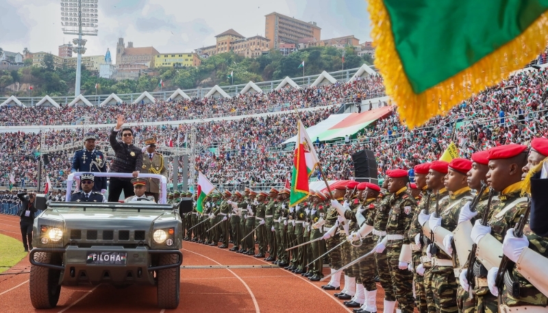 Célébration du 65e anniversaire de l'indépendance de Madagascar, le 26 juin 2025.
