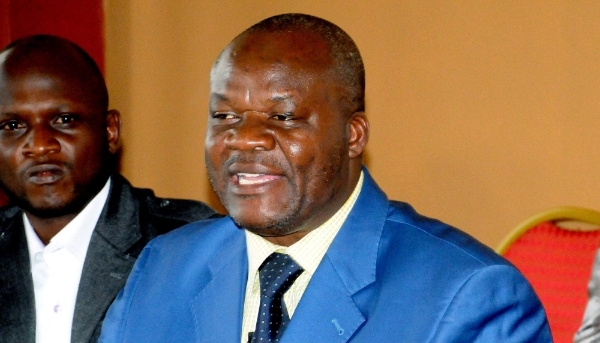 Roger Lumbala, le 8 janvier 2013 à Kampala.