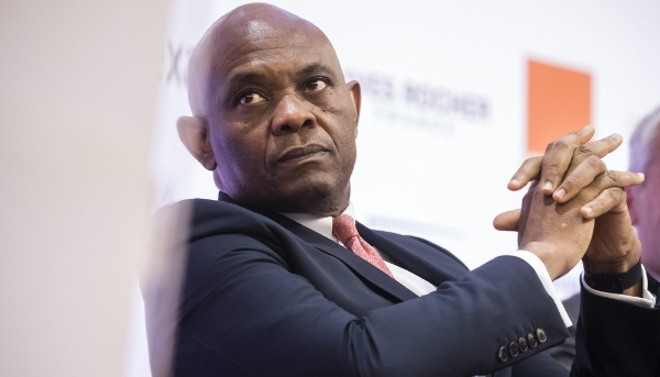 Tony Elumelu, à Paris en octobre 2019.