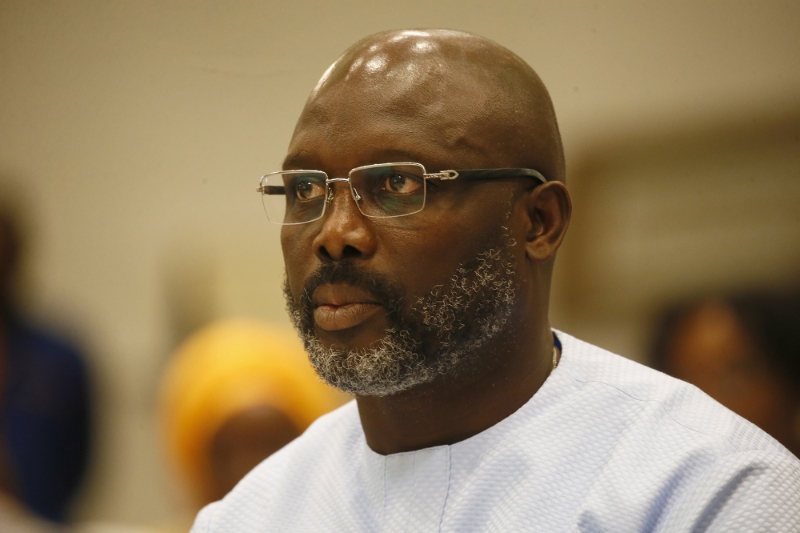 Le président du Liberia, George Weah.