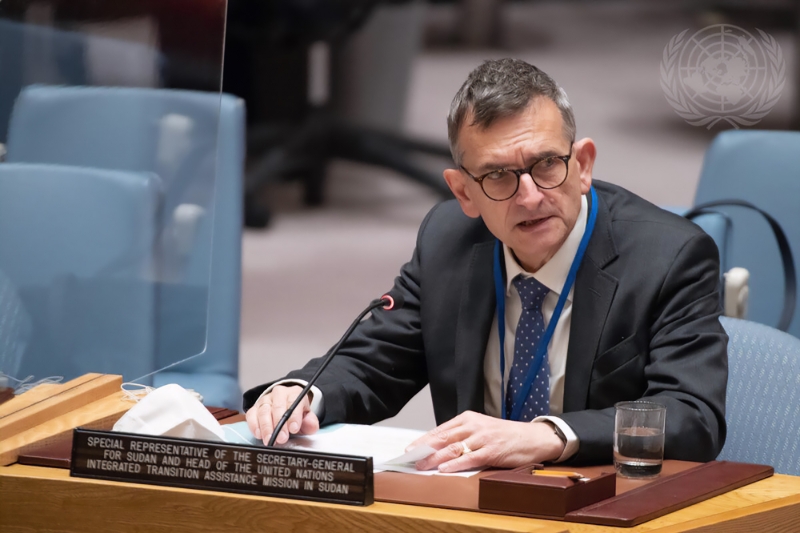 Volker Perthes, chef de la Minuats (Mission intégrée des Nations unies pour l'assistance à la transition au Soudan).