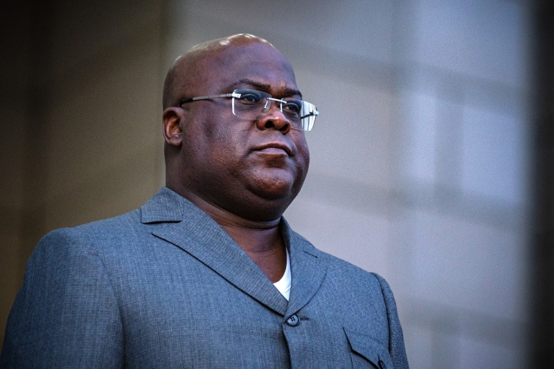 Le président congolais Félix Tshisekedi le 21 mai 2022, à Bujumbura (Burundi).