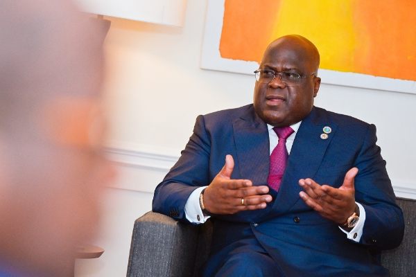 Le président de la RDC, Félix Tshisekedi, le 22 septembre 2022.