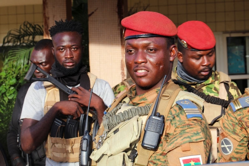 Le chef de la junte burkinabè Ibrahim Traoré.