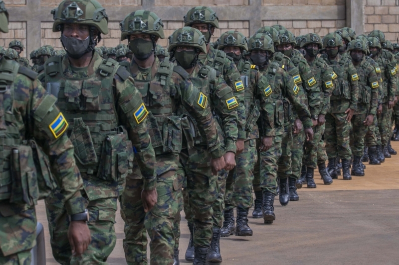 Des militaires rwandais, à Kigali.