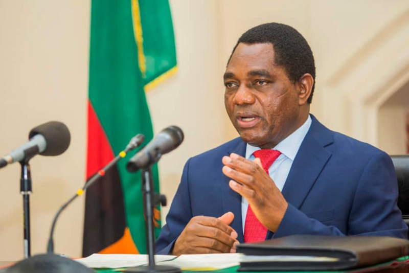 Le président zambien Hakainde Hichilema.