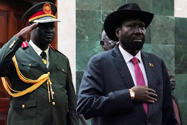 Le président sud-soudanais Salva Kiir.