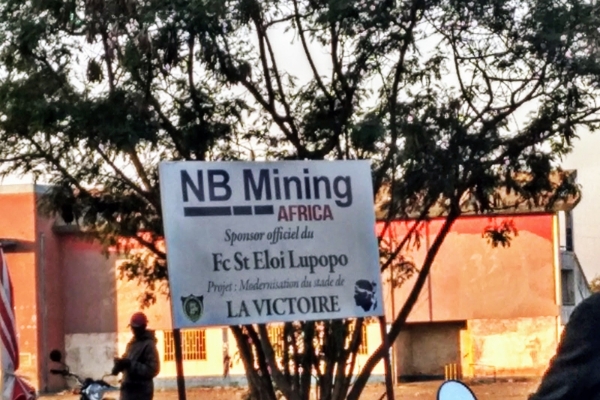 Le stade de la Victoire à Lubumbashi,siège de l'équipe du FC Saint-Eloi Lupopo.