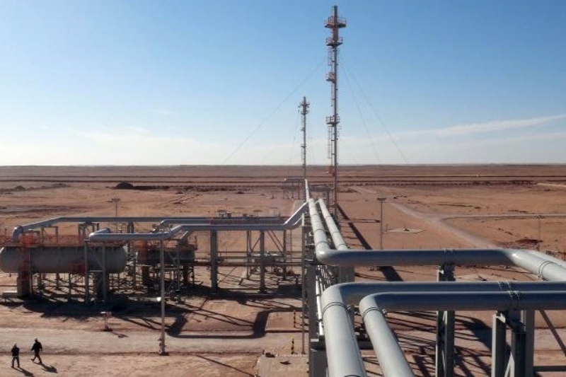 Les installations gazières d'In Salah, en Algérie.