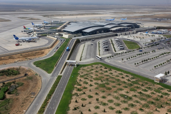 L'aéroport d'Enfidha vu du ciel, en 2012.