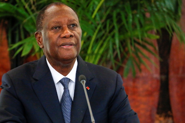 Le président ivoirien Alassane Ouattara.