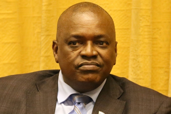 Le président du Botswana Mokgweetsi Masisi.