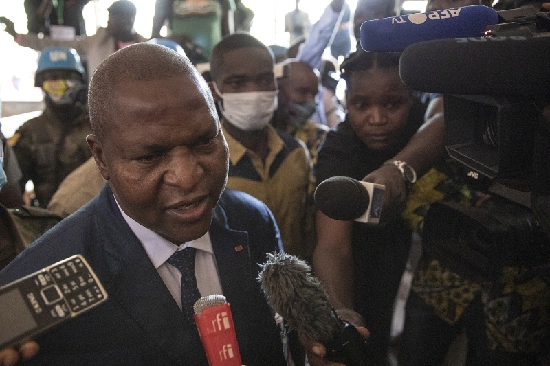 Le président centrafricain Faustin-Archange Touadéra.